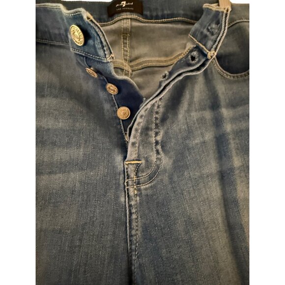 7 For All Mankind - Joesfina Boyfriend, Light Blue, 32 - Picture 3 of 6